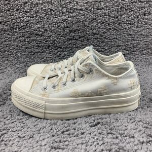Converse Chuck Taylor All Star Lift Platform Tonal Embroidery Women's Shoes Sz 6